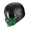 Mentoniera Removibile Casco Scorpion Exo Combat Evo Samurai Nero Verde 1 Mentoniera Removibile Casco Scorpion Exo Combat Evo Samurai Nero Verde -Negozio Scorpions scorpion combatevo samurai verde