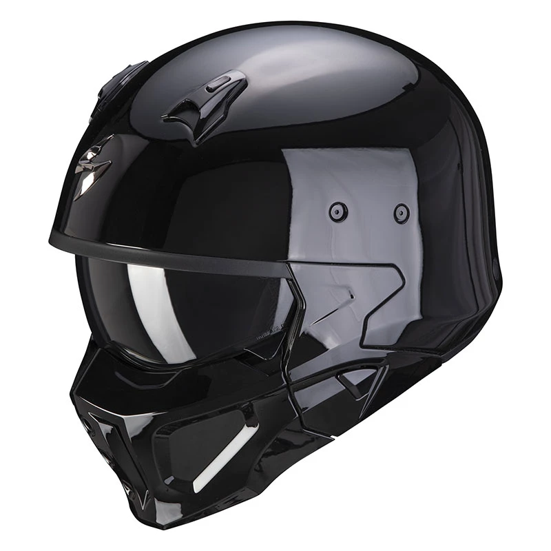 Mentoniera Removibile Casco Scorpion Covert X Solid Nero 3 Mentoniera Removibile Casco Scorpion Covert X Solid Nero