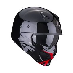 Mentoniera Removibile Casco Scorpion Covert X Tanker Nero Rosso 7 Mentoniera Removibile Casco Scorpion Covert X Tanker Nero Rosso -Negozio Scorpions scorpion covertx tanker helmet nerorosso 3