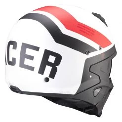 Mentoniera Removibile Casco Scorpion Covert X T-rust Bianco Rosso -Negozio Scorpions scorpion covertx trust biancorosso 3