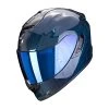 Fibra Casco Scorpion Exo-1400 Carbon Air Solid Blu -Negozio Scorpions scorpion exo1400 carbon air blu