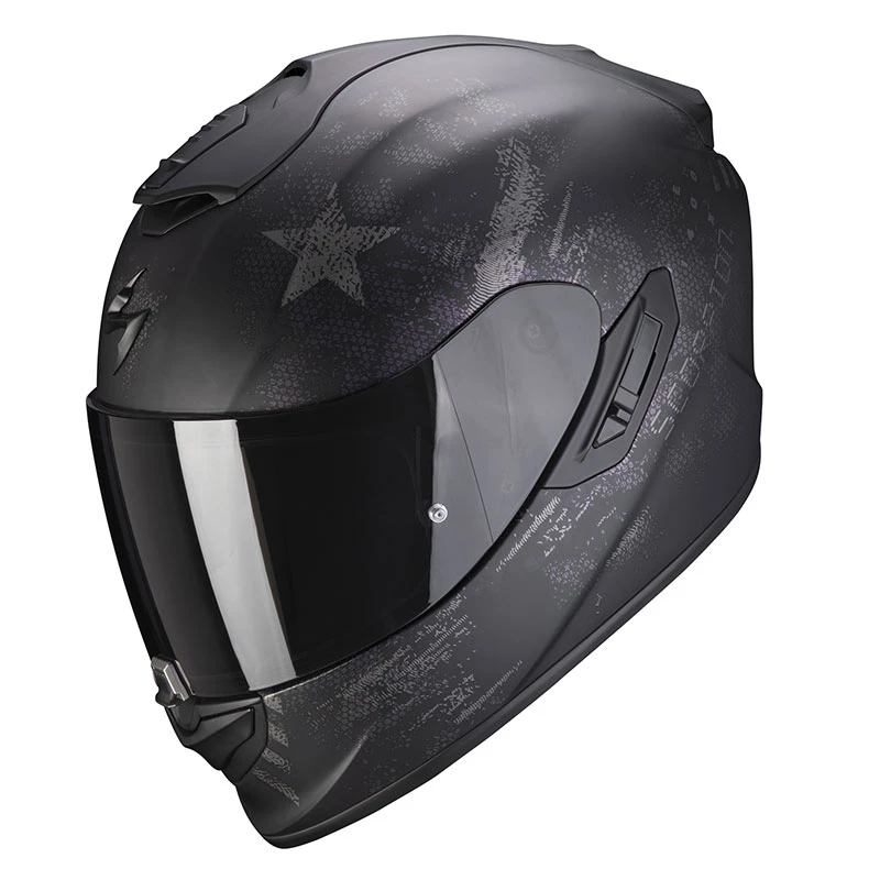 Fibra Casco Scorpion Exo 1400 Air Asio Nero Argento 3 Fibra Casco Scorpion Exo 1400 Air Asio Nero Argento