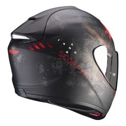 Fibra Casco Scorpion Exo 1400 Air Asio Nero Rosso -Negozio Scorpions scorpion exo1400air asio rosso 3