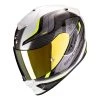 Fibra Casco Scorpion Exo 1400 Air Attune Giallo Bianco -Negozio Scorpions scorpion exo1400air attune giallo