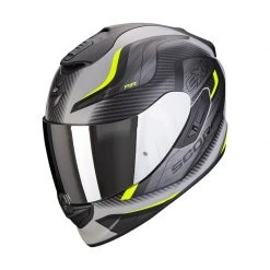 Fibra Casco Scorpion Exo 1400 Air Attune Grigio Giallo