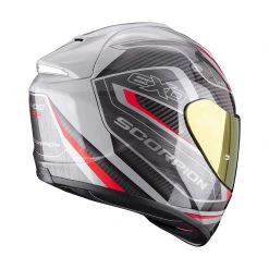 Fibra Casco Scorpion Exo 1400 Air Attune Grigio Rosso -Negozio Scorpions scorpion exo1400air attune grigiorosso 3
