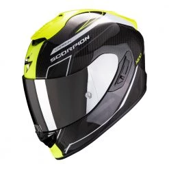 Fibra Casco Scorpion Exo 1400 Carbon Air Beaux Giallo