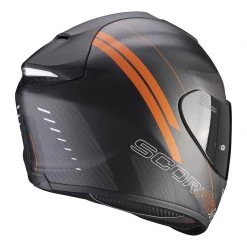 Fibra Casco Scorpion Exo 1400 Carbon Air Drik Arancio -Negozio Scorpions scorpion exo1400air carbon drik arancio 3