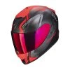 Fibra Casco Scorpion Exo 1400 Air Corsa Nero Rosso -Negozio Scorpions scorpion exo1400air corsa rosso