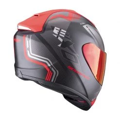 Fibra Casco Scorpion Exo 1400 Air Corsa Nero Rosso -Negozio Scorpions scorpion exo1400air corsa rosso 3