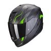 Fibra Casco Scorpion Exo 1400 Air Fortuna Nero Verde -Negozio Scorpions scorpion exo1400air fortuna verde