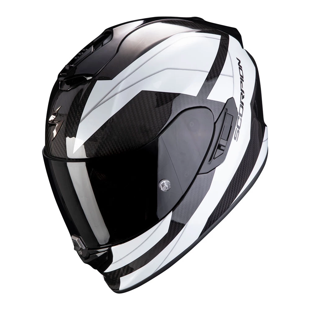 Fibra Casco Scorpion Exo 1400 Carbon Air Legione Bianco 3 Fibra Casco Scorpion Exo 1400 Carbon Air Legione Bianco