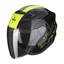 Policarbonato Casco Scorpion Exo 230 Condor Nero Giallo