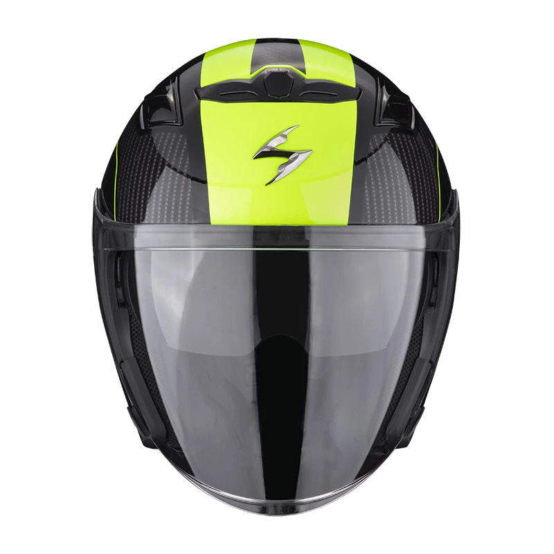 Policarbonato Casco Scorpion Exo 230 Condor Nero Giallo 4 Policarbonato Casco Scorpion Exo 230 Condor Nero Giallo - immagine 2