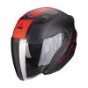 Policarbonato Casco Scorpion Exo 230 Condor Nero Opaco Rosso -Negozio Scorpions scorpion exo230 condor rosso