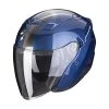 Policarbonato Casco Scorpion Exo 230 Sr Blu Scuro Bianco -Negozio Scorpions scorpion exo230 sr blu