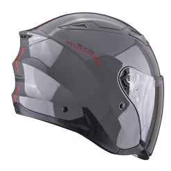 Policarbonato Casco Scorpion Exo 230 Sr Grigio Rosso -Negozio Scorpions scorpion exo230 sr grigio 3