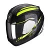 Policarbonato Casco Scorpion Exo 390 Sting Nero Giallo Neon