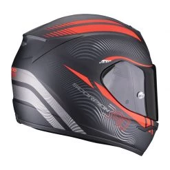 Policarbonato Casco Scorpion Exo 390 Sting Nero Opaco Rosso -Negozio Scorpions scorpion exo390 sting rosso 3