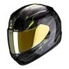 Policarbonato Casco Scorpion Exo 390 Beat Giallo Nero -Negozio Scorpions scorpion exo390beat giallo