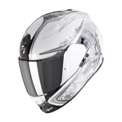 Policarbonato Casco Scorpion Exo 491 Run Bianco Nero