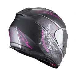 Policarbonato Casco Scorpion Exo 491 Run Nero Opaco Rosa -Negozio Scorpions scorpion exo491 run neromattrosa 3