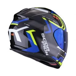 Policarbonato Casco Scorpion Exo 491 Spin Nero Blu Giallo Fluo 7 Policarbonato Casco Scorpion Exo 491 Spin Nero Blu Giallo Fluo -Negozio Scorpions scorpion exo491 spin blu 3