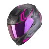 Policarbonato Casco Scorpion Exo 491 Spin Nero Opaco Rosa 2 Policarbonato Casco Scorpion Exo 491 Spin Nero Opaco Rosa -Negozio Scorpions scorpion exo491 spin rosa