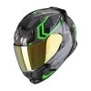Policarbonato Casco Scorpion Exo 491 Spin Nero Verde 1 Policarbonato Casco Scorpion Exo 491 Spin Nero Verde -Negozio Scorpions scorpion exo491 spin verde