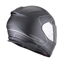 Policarbonato Casco Scorpion Exo 491 West Nero Opaco Argento 7 Policarbonato Casco Scorpion Exo 491 West Nero Opaco Argento -Negozio Scorpions scorpion exo491 west nerosilver 3