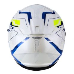 Policarbonato Scorpion Exo-510 Air Galva Bianco Blu -Negozio Scorpions scorpion exo510 galva blu 3