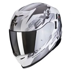 Policarbonato Casco Scorpion Exo 520 Air Cover Bianco Argento
