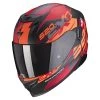 Policarbonato Casco Scorpion Exo 520 Air Cover Nero Rosso -Negozio Scorpions scorpion exo520air cover rosso
