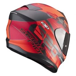 Policarbonato Casco Scorpion Exo 520 Air Cover Nero Rosso -Negozio Scorpions scorpion exo520air cover rosso 3