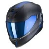 Policarbonato Casco Scorpion Exo 520 Air Laten Nero Blu -Negozio Scorpions scorpion exo520air laten blu