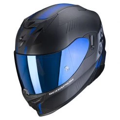 Policarbonato Casco Scorpion Exo 520 Air Laten Nero Blu