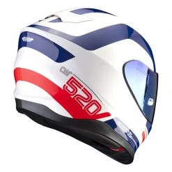 Policarbonato Casco Scorpion Exo 520 Air Lemans Bianco Blu -Negozio Scorpions scorpion exo520air lemans blu 3