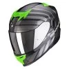 Policarbonato Casco Scorpion Exo 520 Air Shade Nero Verde -Negozio Scorpions scorpion exo520air shade verde