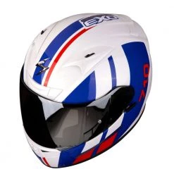 Fibra Casco Moto Scorpion Exo-710 Air Gt Blu -Negozio Scorpions scorpion exo 710 gt blu 2