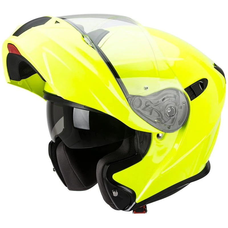 Policarbonato Scorpion Exo-920 Solid Giallo Fluo 4 Policarbonato Scorpion Exo-920 Solid Giallo Fluo - immagine 2