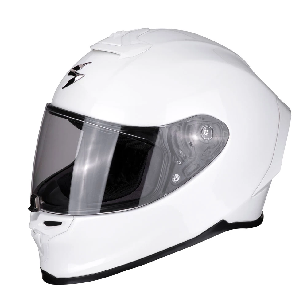 Fibra Casco Integrale Scorpion Exo R1 Solid Bianco 3 Fibra Casco Integrale Scorpion Exo R1 Solid Bianco
