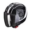 Policarbonato Casco Scorpion Exo City Scoot Nero Bianco