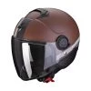 Policarbonato Casco Scorpion Exo City Strada Marrone Opaco Nero 1 Policarbonato Casco Scorpion Exo City Strada Marrone Opaco Nero -Negozio Scorpions scorpion exocity strada marrone