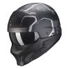 Mentoniera Removibile Casco Scorpion Exo Combat Evo Ram Nero Argento -Negozio Scorpions scorpion exocombatevo ram nerosilver