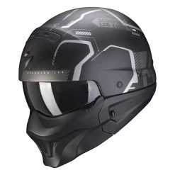 Mentoniera Removibile Casco Scorpion Exo Combat Evo Ram Nero Argento