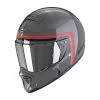 Fibra Casco Scorpion Exo Hx1 Nostalgia Grigio Nero Rosso -Negozio Scorpions scorpion exohx1 nostalgia grigio