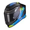 Fibra Casco Scorpion Exo R1 Vatis Nero Blu -Negozio Scorpions scorpion exor1 vatis blu