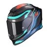 Fibra Casco Scorpion Exo R1 Vatis Nero Blu Rosso -Negozio Scorpions scorpion exor1 vatis blurosso