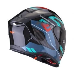 Fibra Casco Scorpion Exo R1 Vatis Nero Blu Rosso -Negozio Scorpions scorpion exor1 vatis blurosso 3