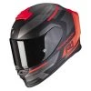 Fibra Casco Scorpion Exo R1 Air Orbis Nero Rosso -Negozio Scorpions scorpion exor1air orbis rosso